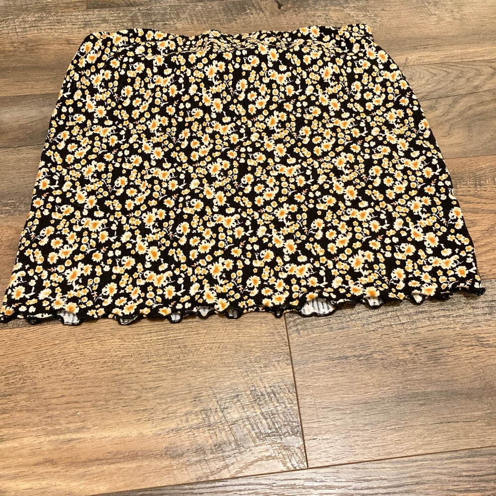Extra large floral skirt